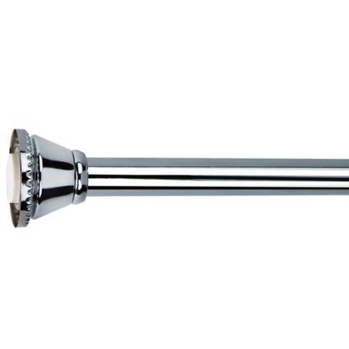 Bath Bliss Tension Shower Rod in Chrome