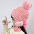 thumbnail image 6 of iHPH7 Hat and Scarf Set for Girls Winter Hat Kids Scarf Neck Warmer Beanie and Scarf Set Warm Beanie Winter Accessories Pink One Size, 6 of 8