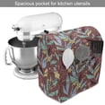 thumbnail image 2 of Floral Stand Mixer Cover, Colorful Gardening Bedding Plants Foliage Pattern Botanical Nature Inspired Art, Kitchen Appliance Organizer Bag Cover with Pockets, 5 Quarts, Multicolor, by Ambesonne, 2 of 4
