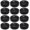 Black, variant on Set of 12 3.0 Inch Yellow Citronella Floating Candles Outdoor, Large Pool Water Wax Colored Candles for Summer  Patio Camping at Wedding, Party, Holiday - 10 Hour  Time