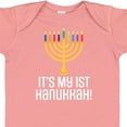 thumbnail image 4 of Inktastic 1st Hanukkah Menorah Childs Boys or Girls Baby Bodysuit, 4 of 5