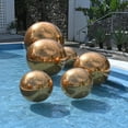 thumbnail image 6 of Yescom 32" Big Shiny Inflatable Mirror Ball Giant Reusable PVC Balloon for Large Disco Party Wedding Event Stage Decoration Gold, 6 of 9
