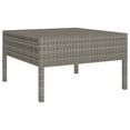 thumbnail image 3 of vidaXL 8 Piece Patio Lounge Set with Cushions Poly Rattan Gray, 3094458, 3 of 6
