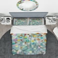 thumbnail image 3 of Designart 'Modern Patchwork' Geometric Duvet Cover Set, 3 of 4