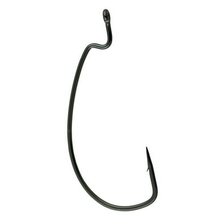  Worm Hook with Cutting Point, Size 2/0, Straight Shank, Round  Bend, Baitholder, Black Chrome, 6 per Pack : Fishing Hooks : Sports &  Outdoors