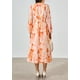 thumbnail image 2 of Vestido Midi Floral PRETTYGARDEN Rojo con Escote en V y Manga Larga Talla S, 2 of 6