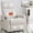 Beige, variant on MAYEERTY Orange Heat Massage Recliner Chair, 360° Swivel Rocker 27"x36"x40" for Living Room