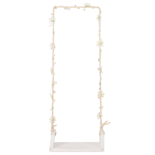 Accesorio de fotografía para recién nacidos, columpio de madera, decoración de columpio, accesorio para fotos de bebés