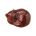thumbnail image 1 of Popular!Decoración de gato durmiente de cristal de cuarzo natural,adornos de jardín en miniatura,decoración de estatua de cristales de gato de meditación para escritorio/hogar/maceta, 1 of 3