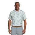 thumbnail image 5 of Ben Hogan Men's & Big Men's Performance Nocturnal Tropical Short Sleeve Golf Polo Shirt, Sizes S-5XL, 5 of 7