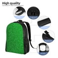 thumbnail image 5 of Haiem Green Sparkling Shiny Backpack - Stylish and Durable 15-inch Laptop Backpack with Waterproof Oxford Fabric, 5 of 8