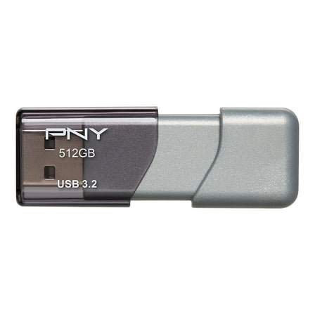 PNY 512 GB USB 3.0 Flash Drive 2.49 x 0.75 x 0.38 Inches