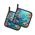 thumbnail image 2 of Koi Fish Pair of Pot Holders 7.5 in x 7.5 in, 2 of 2