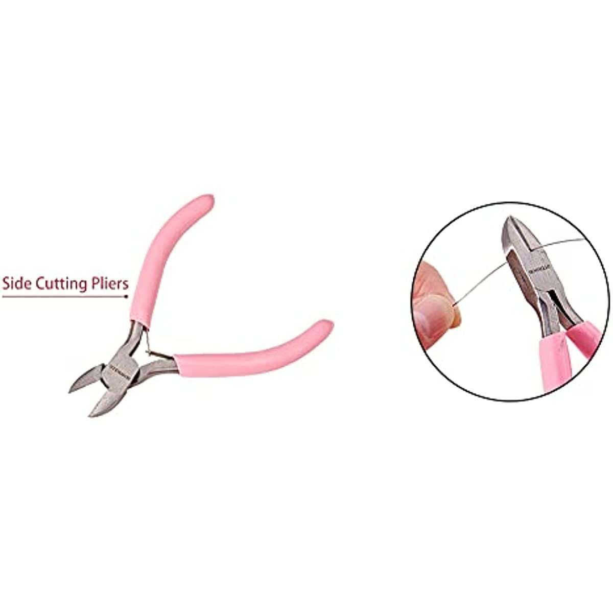 4.4 Inch Side Cutting Pliers Flush Cutter Pliers Wire Cutter Precision  Beading Pliers Jewelry Wire Looping Bending Tools for DIY Jewelry Making  Hobby