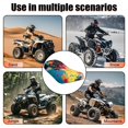 thumbnail image 5 of Uorisanigo ATV Seat Covers Compatible with Polaris Sportsman Polaris Scrambler Honda Rancher, Accessories for Sportsman ATV Seat Cover Replacement, Colorful Splash Print, 5 of 7