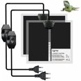 thumbnail image 1 of 2pcs Terrarium Heating Mat Aquarium Heating Mat Waterproof Vivarium Temperature Controller For Reptiles Lizards Geckos Snakes Turtles Spiders (2pcs-5w, 1 of 5