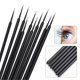 thumbnail image 3 of 400 PCS Micro Applicator Brushes Disposable Eyelash Extension Microswab Mascara Wands Brush For Lash Remover Brush Tools Black(head diameter 1.5mm), 3 of 5