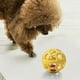 thumbnail image 4 of Juguete interactivo de goma TPR para perros - Pelota hueca con cascabel, limpieza de dientes - para aliviar el aburrimiento, adiestramiento, 4 of 5