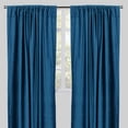 thumbnail image 3 of Rodeo Home  Tuscan Luxury Solid Velvet Curtain Panels (Set of 2) - 54" x 96" Canary, 3 of 5