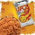 thumbnail image 5 of Fiji UFO'S - Burger Flavored Snacks (VALUE Pack Of 6 x 100g EA) So Tasty & Crispy Burger Flavor ..., 5 of 8