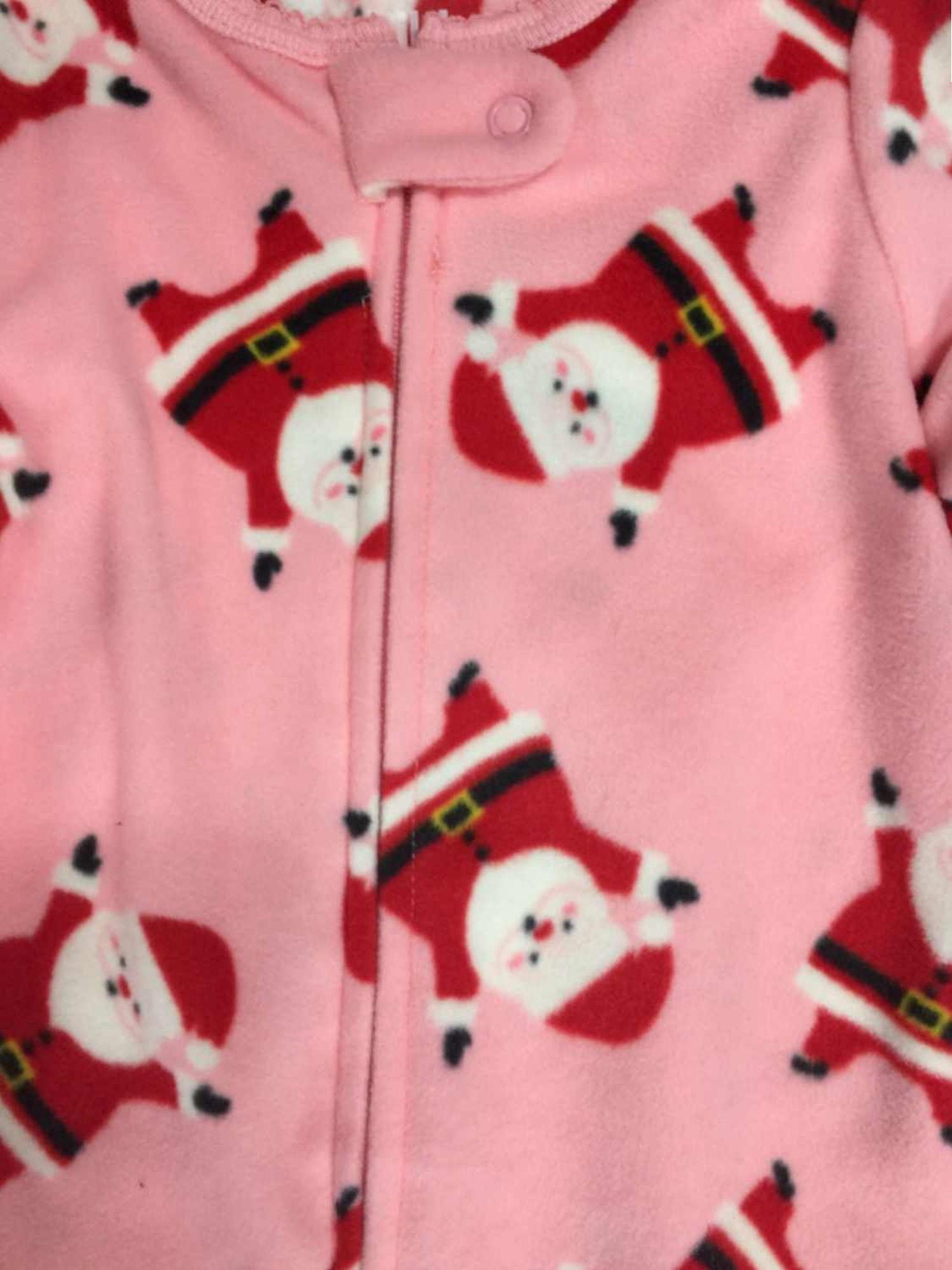Child of Mine by Carter's Baby Girl & Toddler Girl Sleeper, Santa