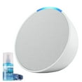 thumbnail image 1 of Echo Pop (1st Generation) Smart Speaker - Glacier White with Cleaning Kit, 1 of 5
