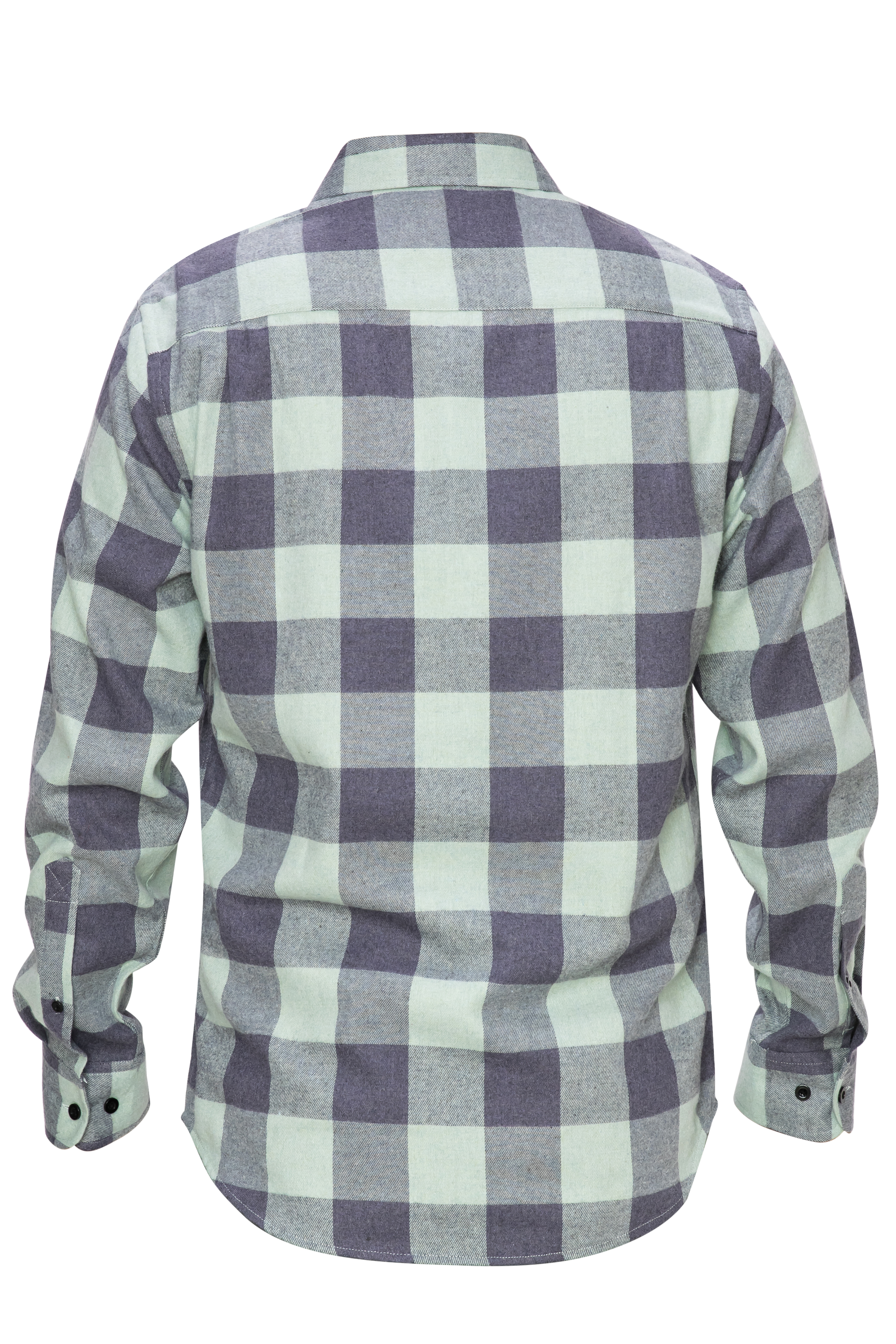 Braveman Men's Buffalo Plaid Button Down Flannel Shirt