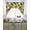 Black, variant on Farmhouse Daisy Swag Curtains for Living Room/Bedroom Windows, Spring Watercolor Yellow White Floral Beige Kitchen Curtains and Valances Set 36 Inch Length, Swags Valance Curtain Panels
