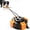 Black Orange, variant on Interactive Dog Toys for Aggressive Chewers, Suction Cup Tug of War Ball, Teeth Cleaning & Durable Chew Toy for Medium Large Dogs