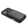 thumbnail image 6 of For iPhone 16 Magnetic Detachable Wallet Case,With Kickstand,Compatible With Magsafe,With Card Slots Flip PU Leather Protective Shockproof Anti-fall Thin Fit Phone Case,Black, 6 of 10