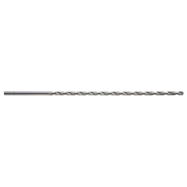 1/8" High Speed Steel 12" Long Straight Shank Drill Bit, with 9" Flute, Size 1/8 By Drill Bits