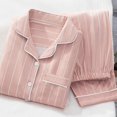 thumbnail image 1 of Pajamas Women's Spring and Autumn Cardigan Long Sleeve Trousers Cartoon Women's Home Clothes Set, 1 of 6