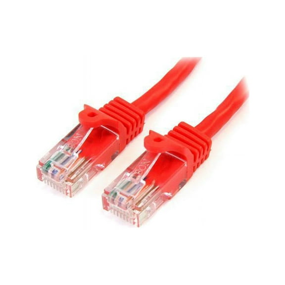 StarTech 15 ft Red Snagless Cat5e UTP Patch Cable (45PATCH15RD)