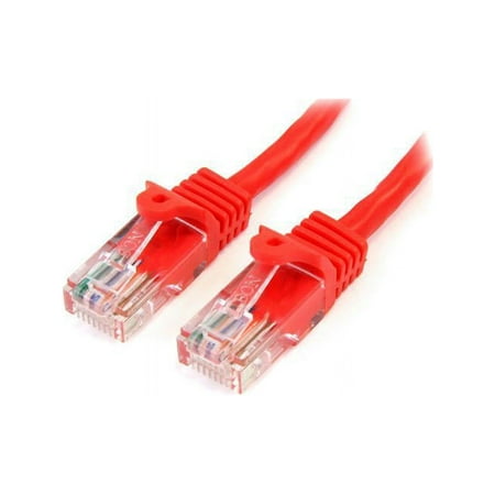 UPC: 0065030773959 | StarTech 45PATCH25RD 25 ft Red Snagless Cat5e UTP Patch Cable