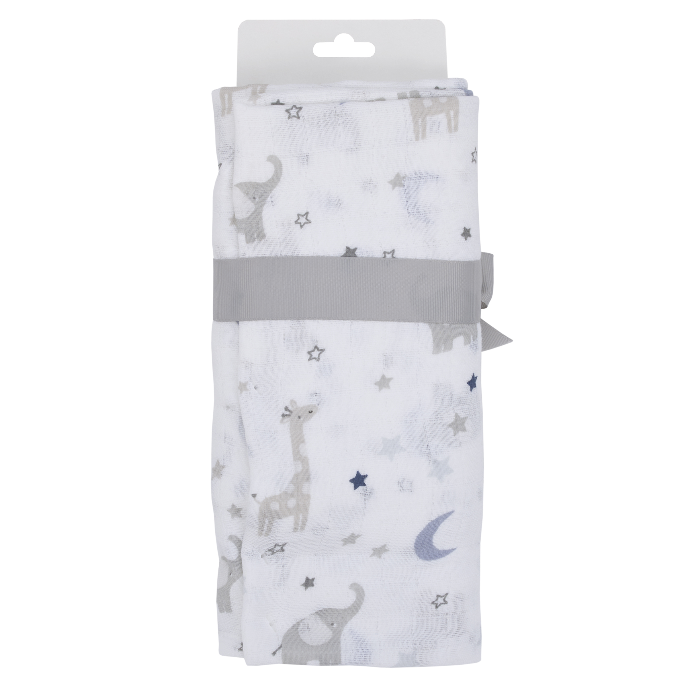 Parent's Choice Muslin Swaddle Elephant Stars photo 6