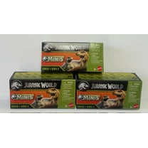 Jurassic World Dinosaurs Minis Surprise Pack of Dinos Box Series 2 – Bundle of 3 Blind Boxes | 1.125” Scale Mini Figures | Mattel Ages 3 