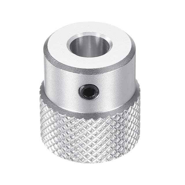 Uxcell Aluminum Alloy Handwheel 20mm OD 8mm Bore Machine Tool Hand Wheel for Milling Machine Lathe, Silver