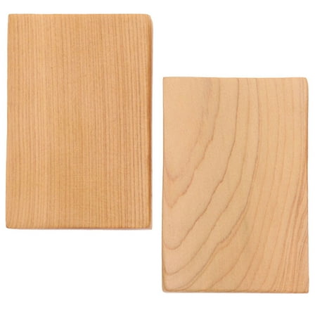BEADCEST 2Pcs Unfinished Wood Blocks for Craft Wooden Block Rectangle Shape Cedarwood for Special Occasions