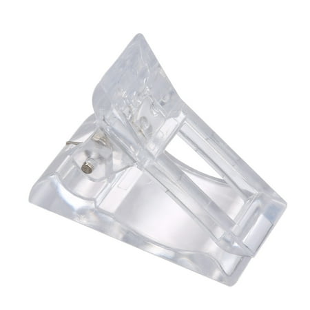 - Set Of 5Pcs Transparent Polygel Quick Building Nail Tips Clips Finger Nail Extension UV LED Plastic Builder Clamps Manicure Nail Art Tool Kit For Poly Gel
