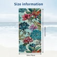 thumbnail image 3 of PHYHOO Succulents Beach Towels Oversized Microfiber Beach Towel for Adults Extra Large Beach Towel Sand Free Towel for The Swimming, Sports, Beach Travel 30x60in, 3 of 8