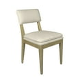 thumbnail image 4 of East at Main Mid Century Modern Solid Rubberwood Dining Room Chair, Two-Pack, Beige, 4 of 6