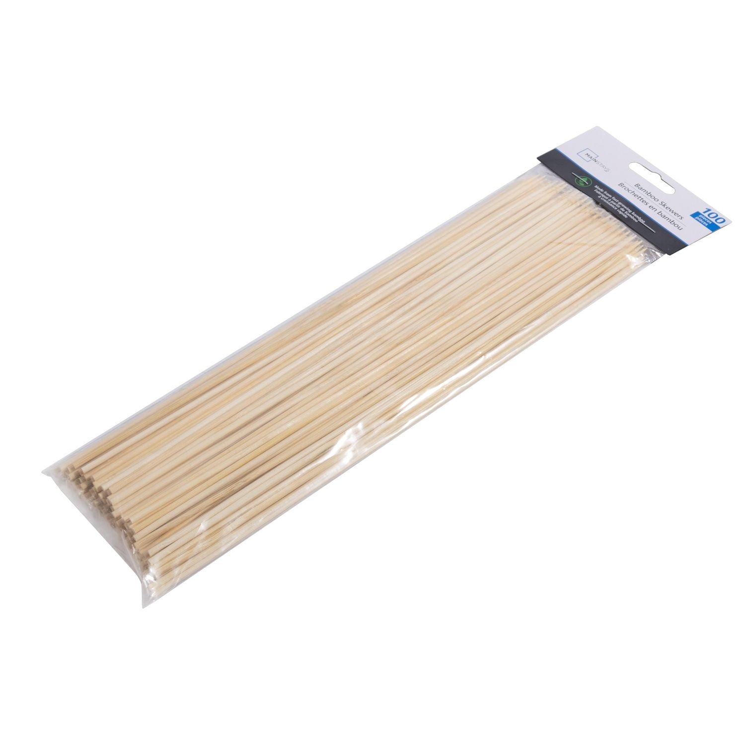 Brochettes en bambou, 11.81in, 100pcs Brochettes