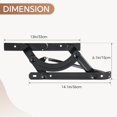 thumbnail image 4 of NATGAI Sofa Couches Bed DIY Adjustable Spring Mechanism Futon Hinge Hardware Triple Click Hinge Hardware for Sleeper Sofa Bed Furniture, 4 of 4