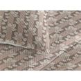 thumbnail image 3 of Ambesonne Leaf Quilted Bedspread Set 3 Pcs, Leaves of Forest Pastel Tones, King, Blush Pale Mauve Taupe, 3 of 4