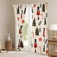 thumbnail image 3 of Manfei Cartoon Christmas Tree Black Out Curtains,Xmas Candy Cane Curtains Pack of 2 (42x63 Each),Vintage Nutcraker Soldier Bedroom Curtains For Teens,Ultra Soft Home Decor, 3 of 6