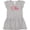 AC-Heather Grey, variant on Inktastic Ohio Girls Baby Dress