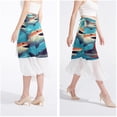 thumbnail image 4 of Shark Stylish Chiffon Summer Dresses for Women - Beach Attire, 4 of 6