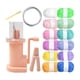 thumbnail image 1 of Accesorios de costura fáciles de tejer, carrete manual, herramienta de tejer para manualidades de bricolaje Hilo de 12 colores rosa, 1 of 9