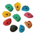thumbnail image 3 of LOVIVER 10 Pieces Rock Climbing Holds Climbing Rocks for Outdoor Playground Home Gym withoutBackNailScrew, 3 of 8