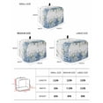 thumbnail image 2 of Blue Flower Toaster Cover 2 Slice, Small Kitchen Appliance Covers, Sage Green Eucalyptus Leaves Farm Plant Toaster Oven Cover with Loop, Bread Machine Cover Polyester Dust Cover Protection, 2 of 4